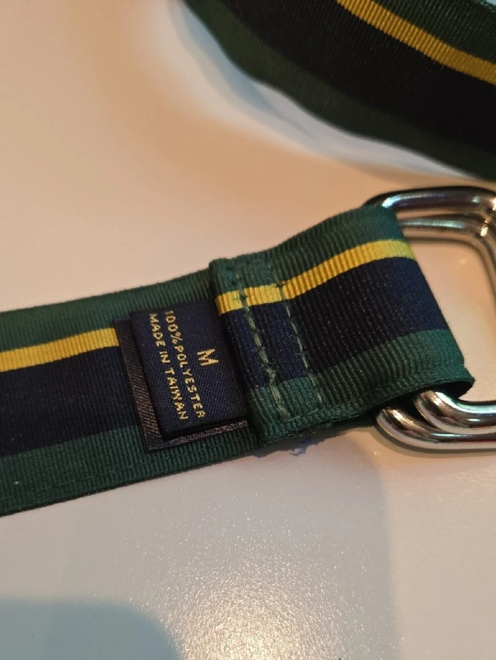 Brooks Brothers striped belt